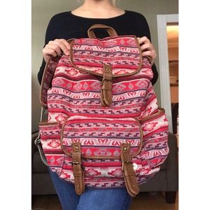Cute, Red Tribal Backpack from Aeropostale